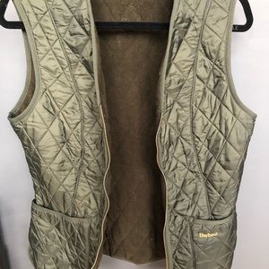 Barbour Quilted Vest in Olive